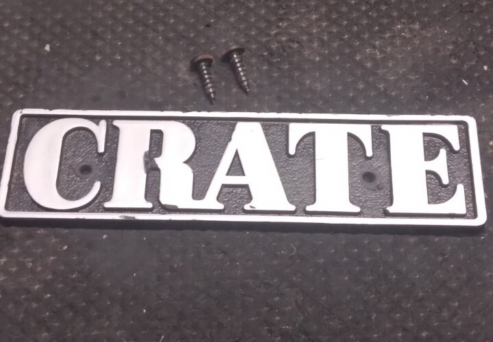 Vintage CRATE  Logo 5"