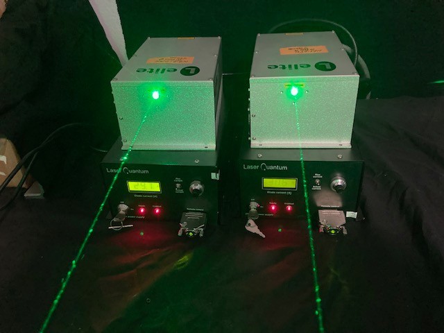 Laser Quantum Elite 532 5 Watt Head / IDO-70 PSU Complete Working Lasers!
