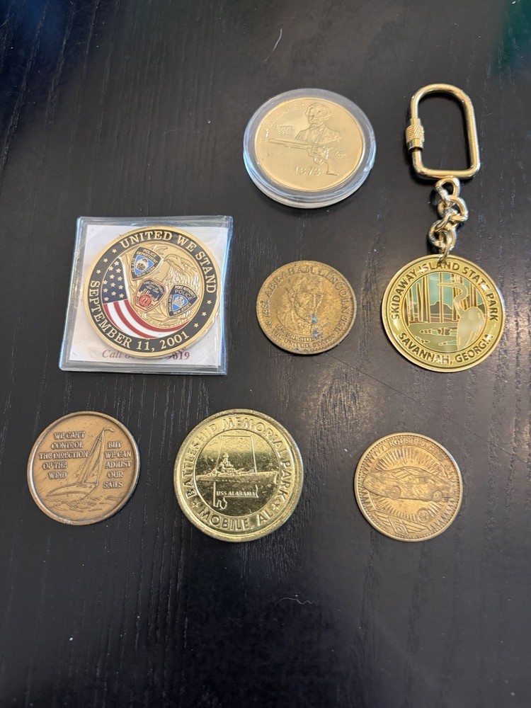 7 Collectible Commemorative Coins