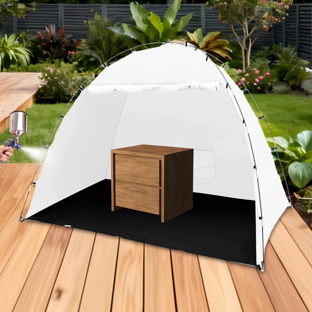 Paint Booth Tent Station Versatile Protect Mesh Screen Spray Booth Overspray