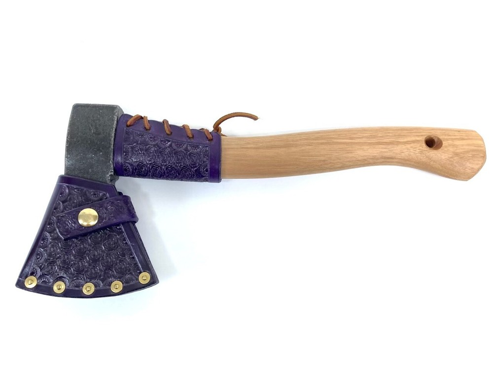 Prandi Hatchet With Custom Sheath And Overstrike Guard