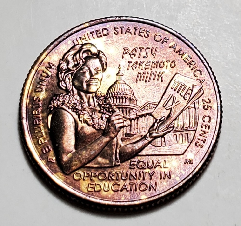 TONED 2024 P PATSY TAKEMOTO MINK ATB QUARTER UNC #C6054