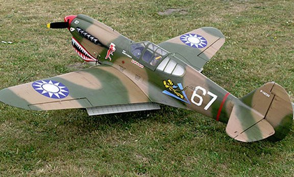 Plans for P40 Warhawk  60 inch wing.