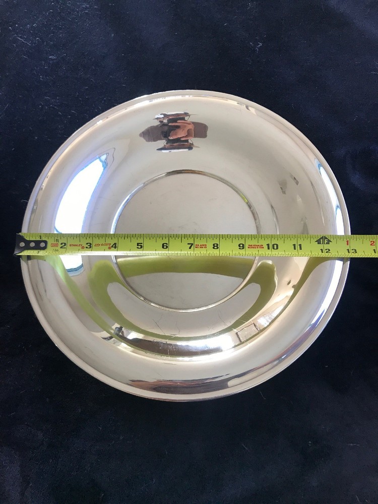 Antique Heavy Sterling Silver Serving Bowl