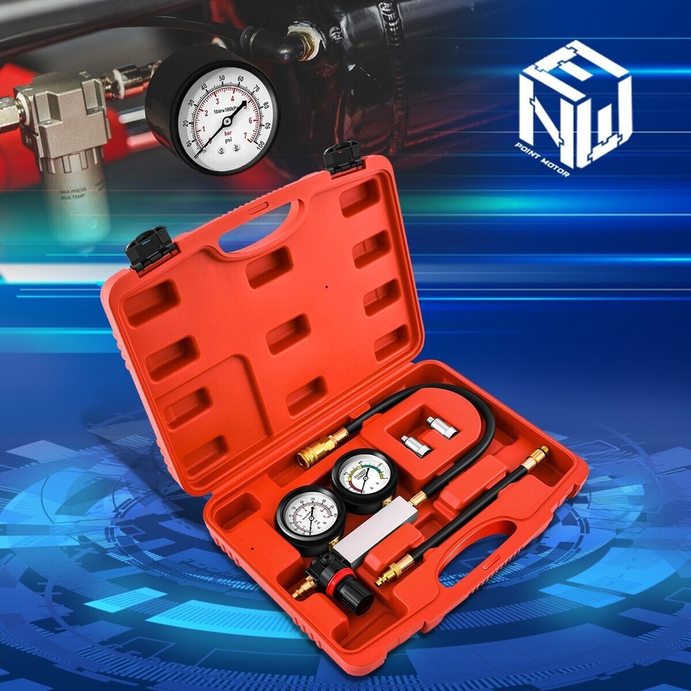 TU-21 Cylinder Leak Down Automotive Engine Pressure Gauges Compression Test Tool
