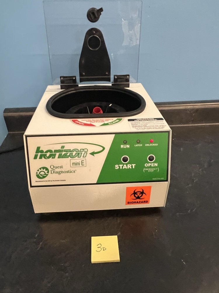 QUEST HORIZON MINI E CENTRIFUGE WITH INSERTS Tested