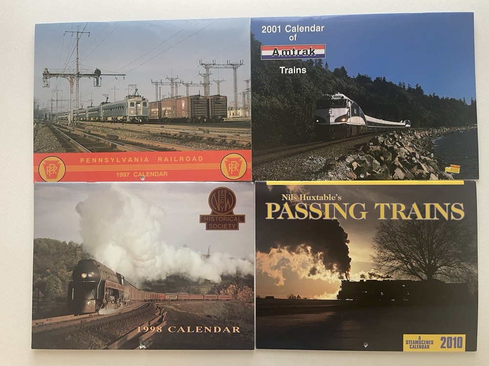 FOUR TRAIN CALANDERS - NO ENTRIES ON CALANDERS