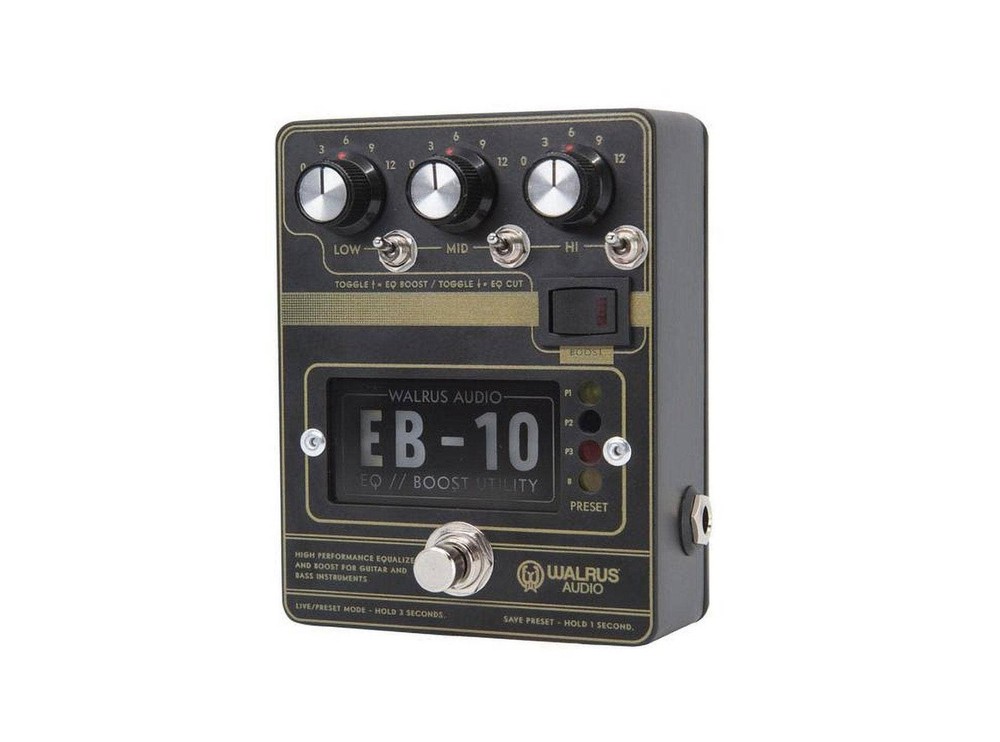 Walrus Audio EB-10 Preamp/EQ/Boost, Black