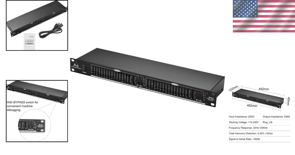 High-Quality 15-Band Stereo Graphic Equalizer =