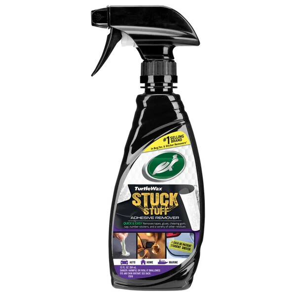 2 PACK Turtle Wax Stuck Stuff Adhesive Remover 12oz
