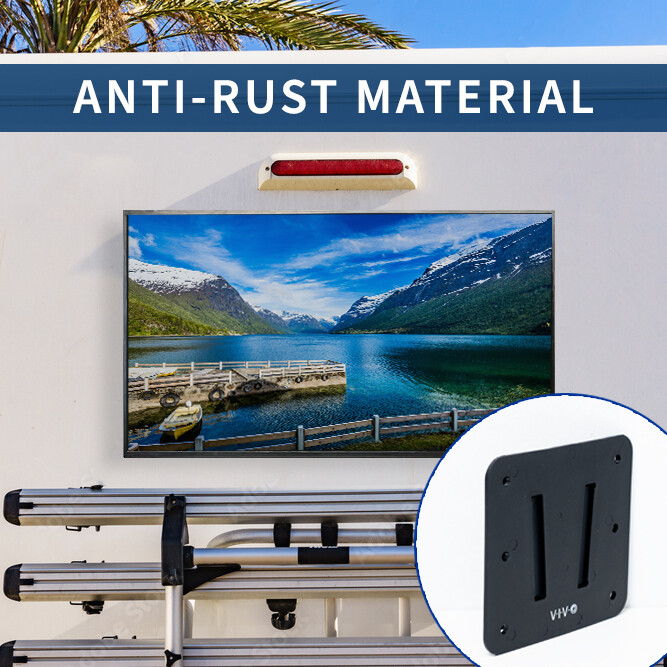 VIVO Anti-Rust Quick Release Plastic Polymer RV TV Mount Set