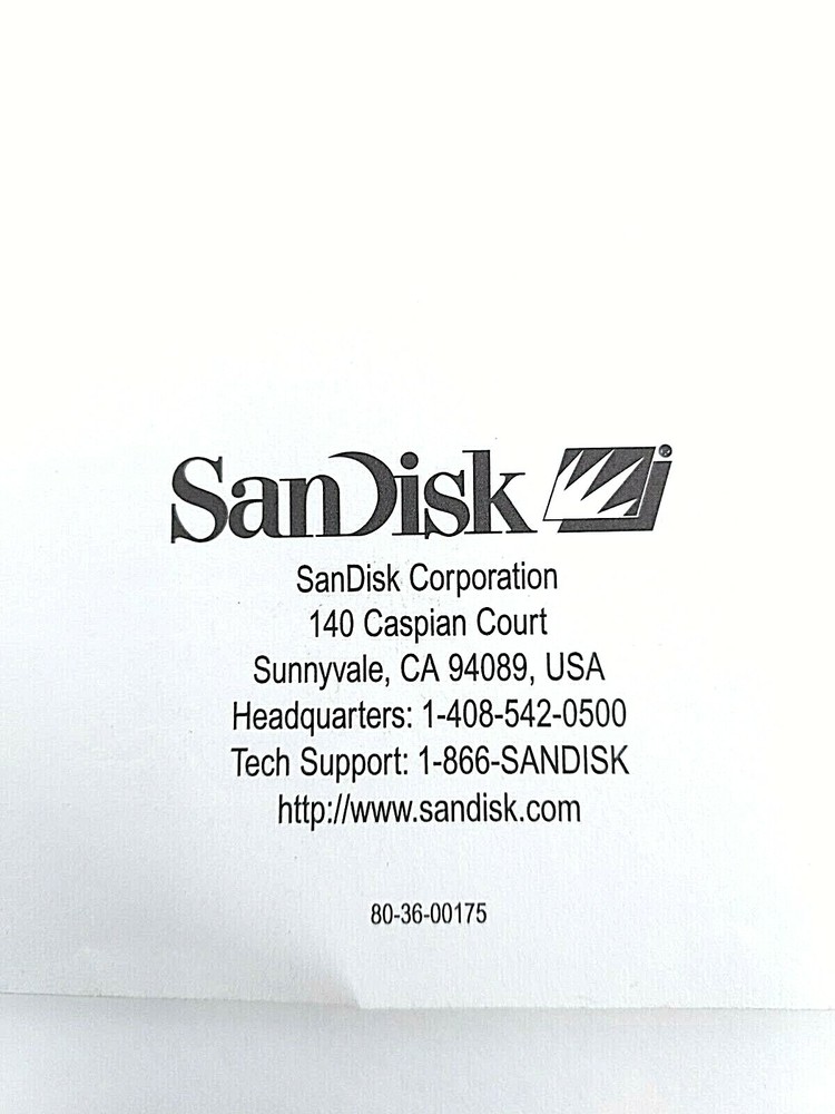 SanDisc Secure Image Mate SDDR-33 USB Flash Card Reader, Home or Office W/Manual