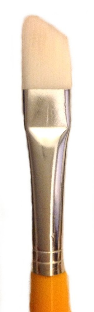 Angular Flat Paint Brushes Synthetic Hair 5pcs - 5 Sets (ART140)