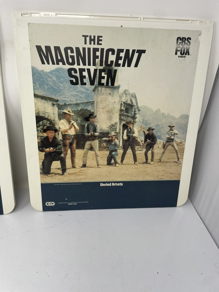 The Magnificent Seven - CED Videodisc Part 1 And 2