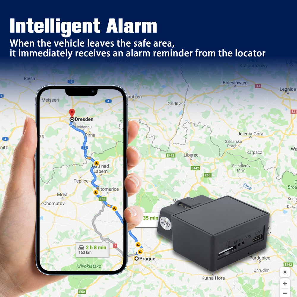 4G LTE GPS Tracker Real-time Positioning OBD Tracker Support IOS & Android Apps