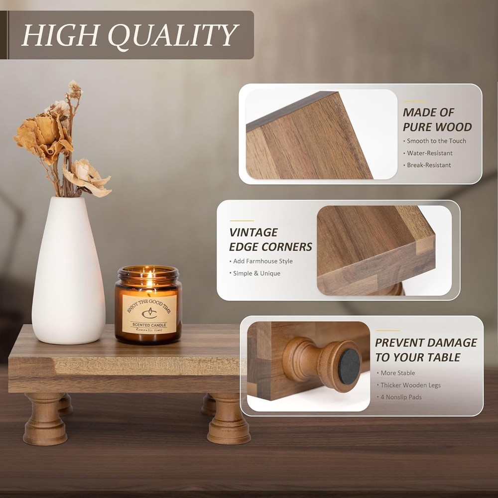 Rustic wooden display rack