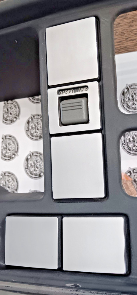 Obs Billet Dash Switch Blank And Cargo Light Plates