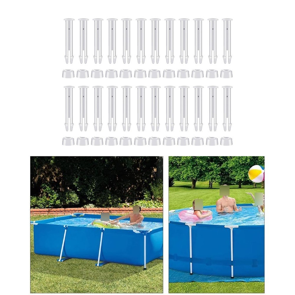 Efficient Pool Joint Pins and Seals for INTELEX Rectangular Frame Pools