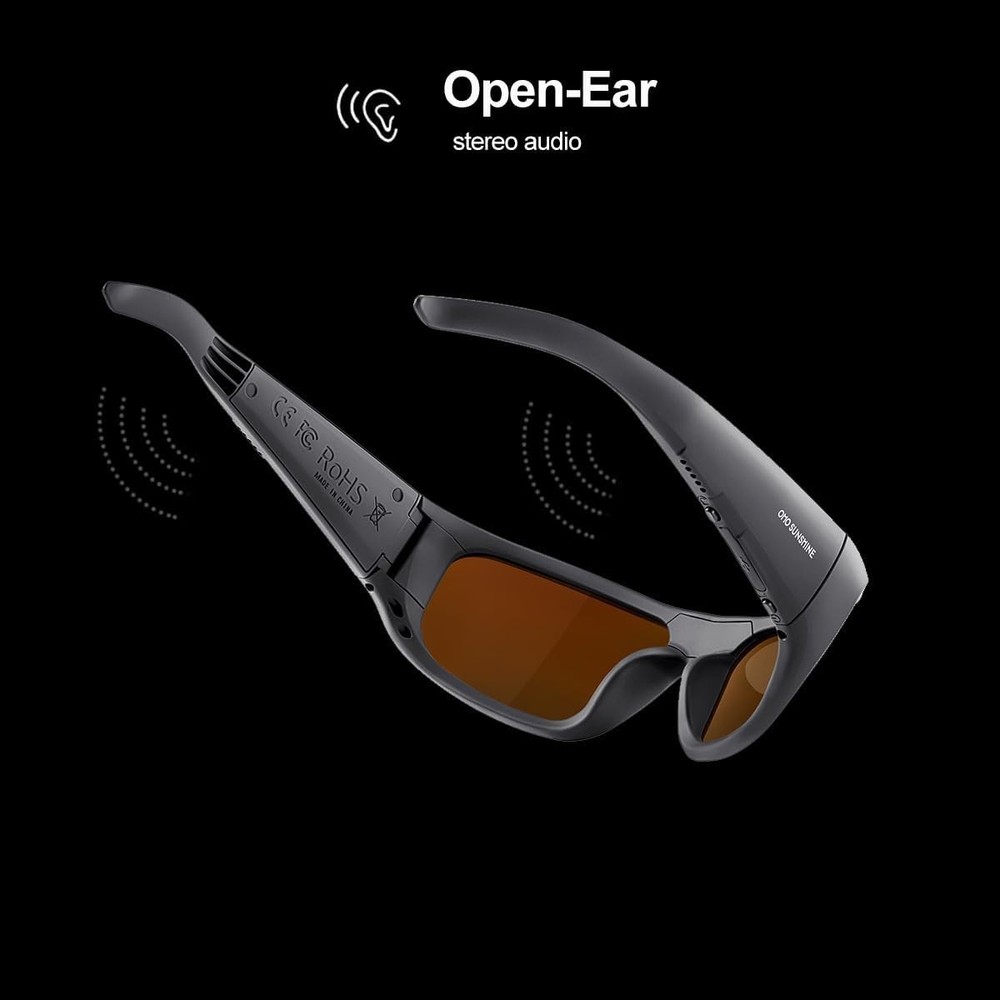 OhO Smart Glasses with Bluetooth Speaker, UV Protection