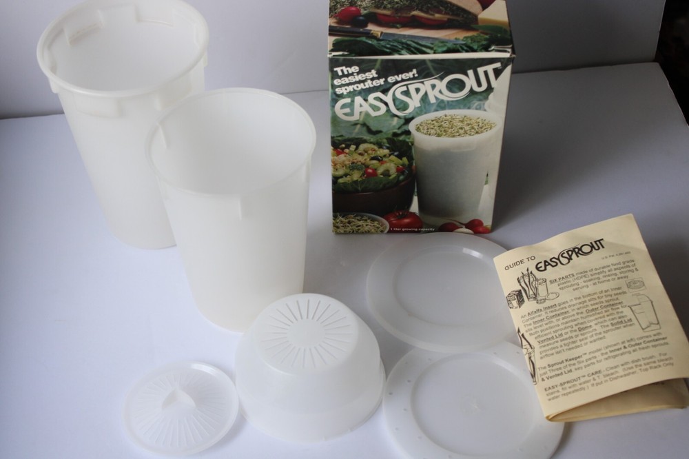Sproutamo EASYSPROUT SPROUTER Plastic Cup Sprouting System Complete Original Bx