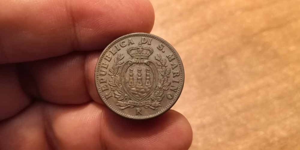 10 Centesimi 1938, San Marino, Ref. 1304