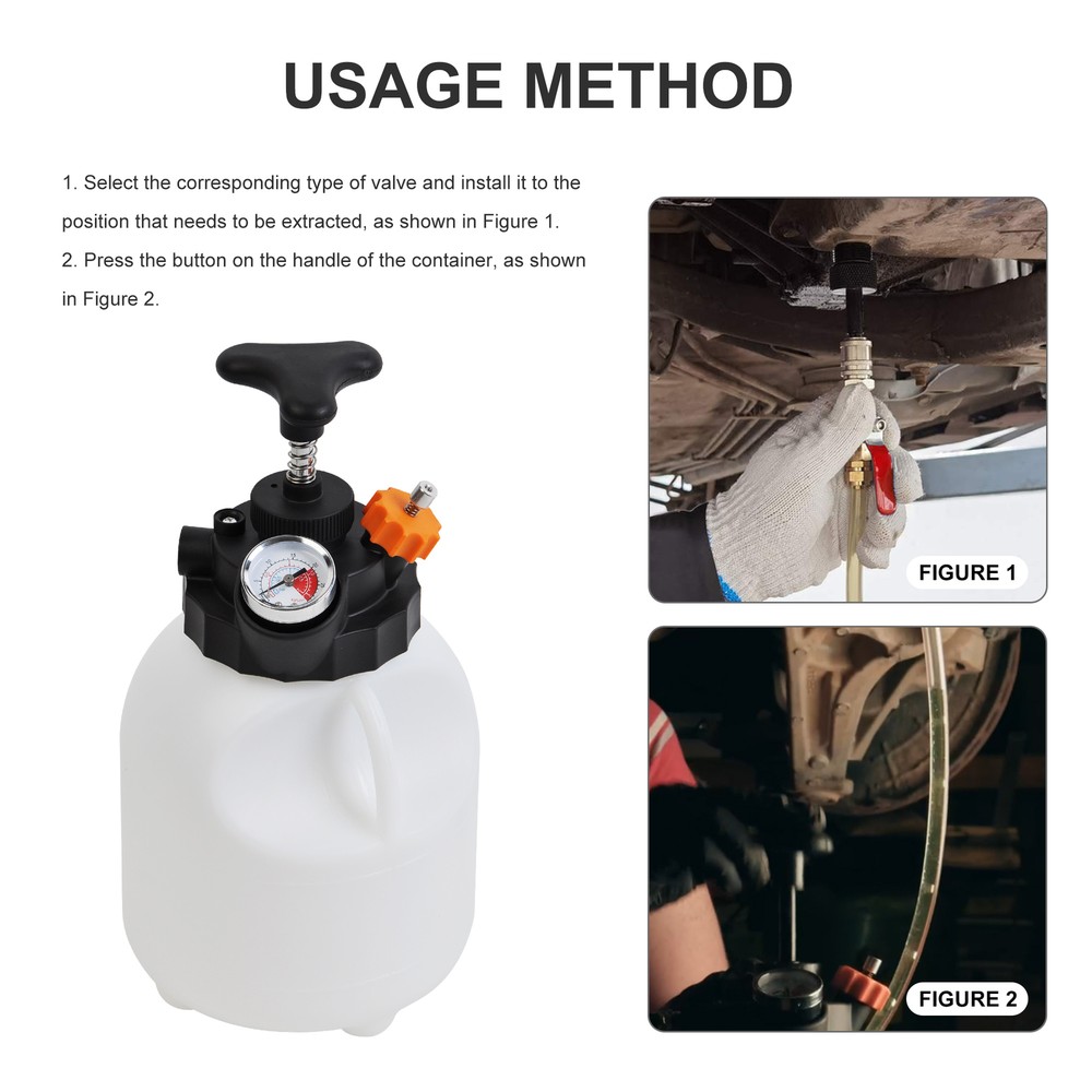 3-Liter Manual ATF Transfer Pump & Adapter Kit for Automatic Transmissions