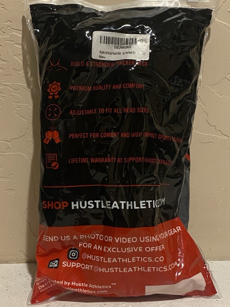 Head Neck Harness with Chain for Weight Lifting Training Adjustable Strap