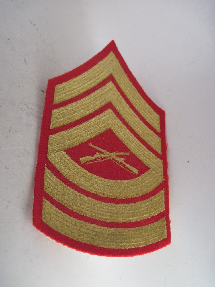 USMC   MSGT   Sergeant    mint patch  (x121)