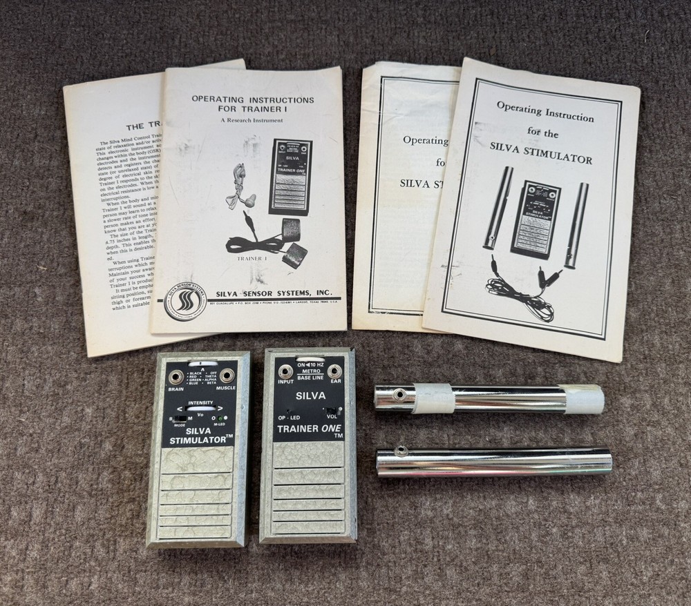 Silva Method Stimulator Mind Control Device Jose Silva Psychorientology Trainer