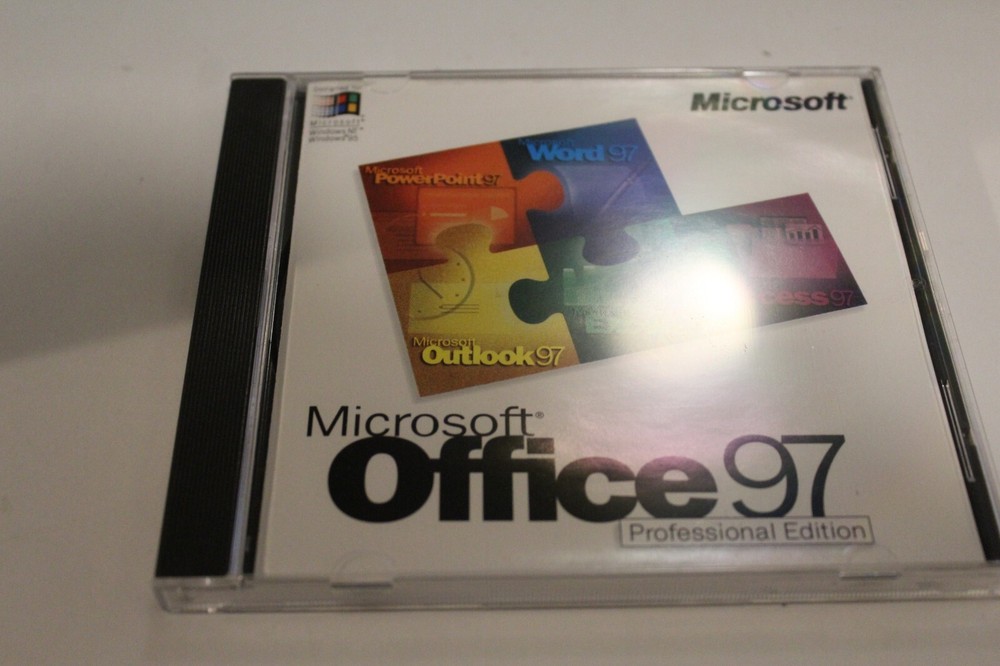 Microsoft Office 97 Professional Edition CD w/ Product Key