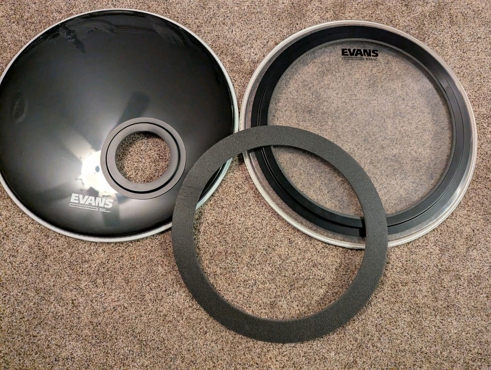 Evans EMAD2 Bass Drum System Bundle - 18 inch (2-pack) Bundle