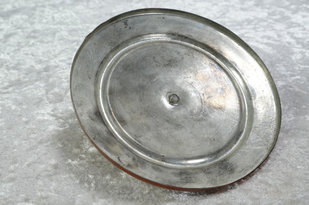 Afghan Metal Works Peshwar Pakistan Solid Copper Plate Covered Dish Tin Lined