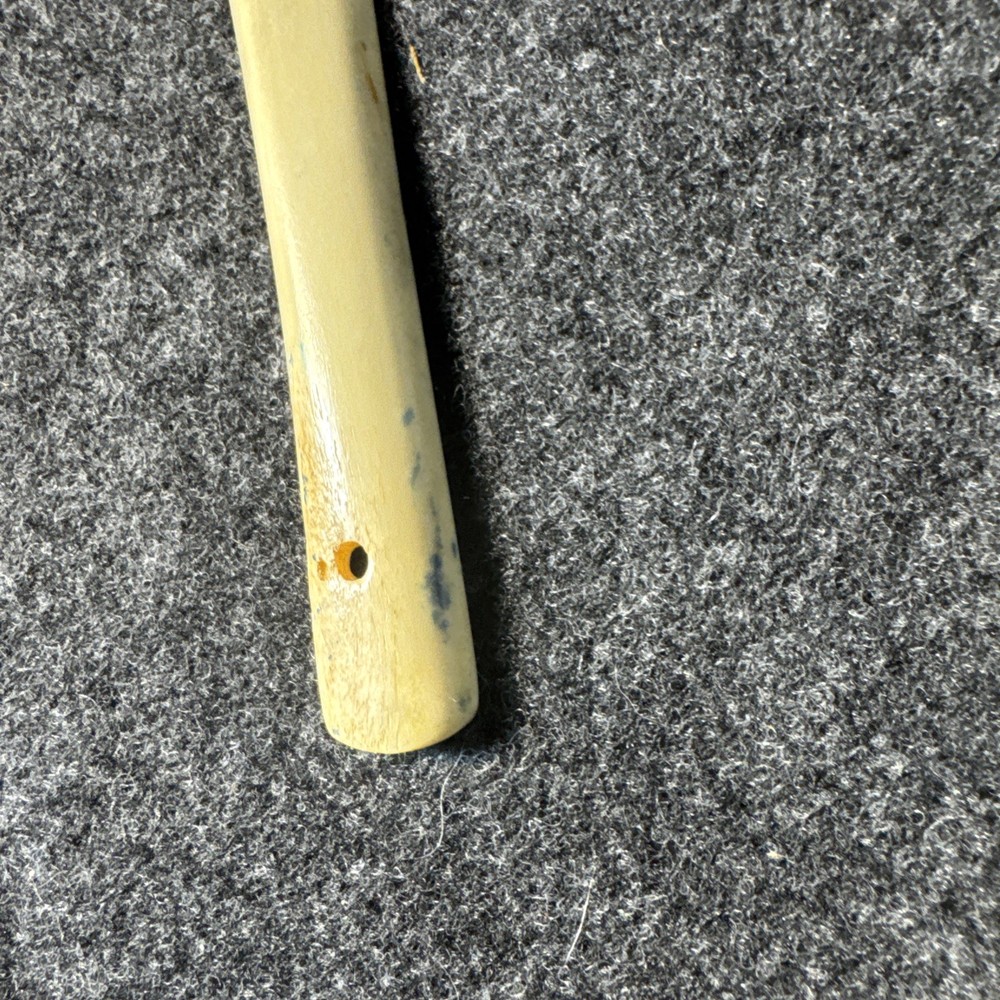 Old Japanese Bovine Bone Spatula Sewing Tool.