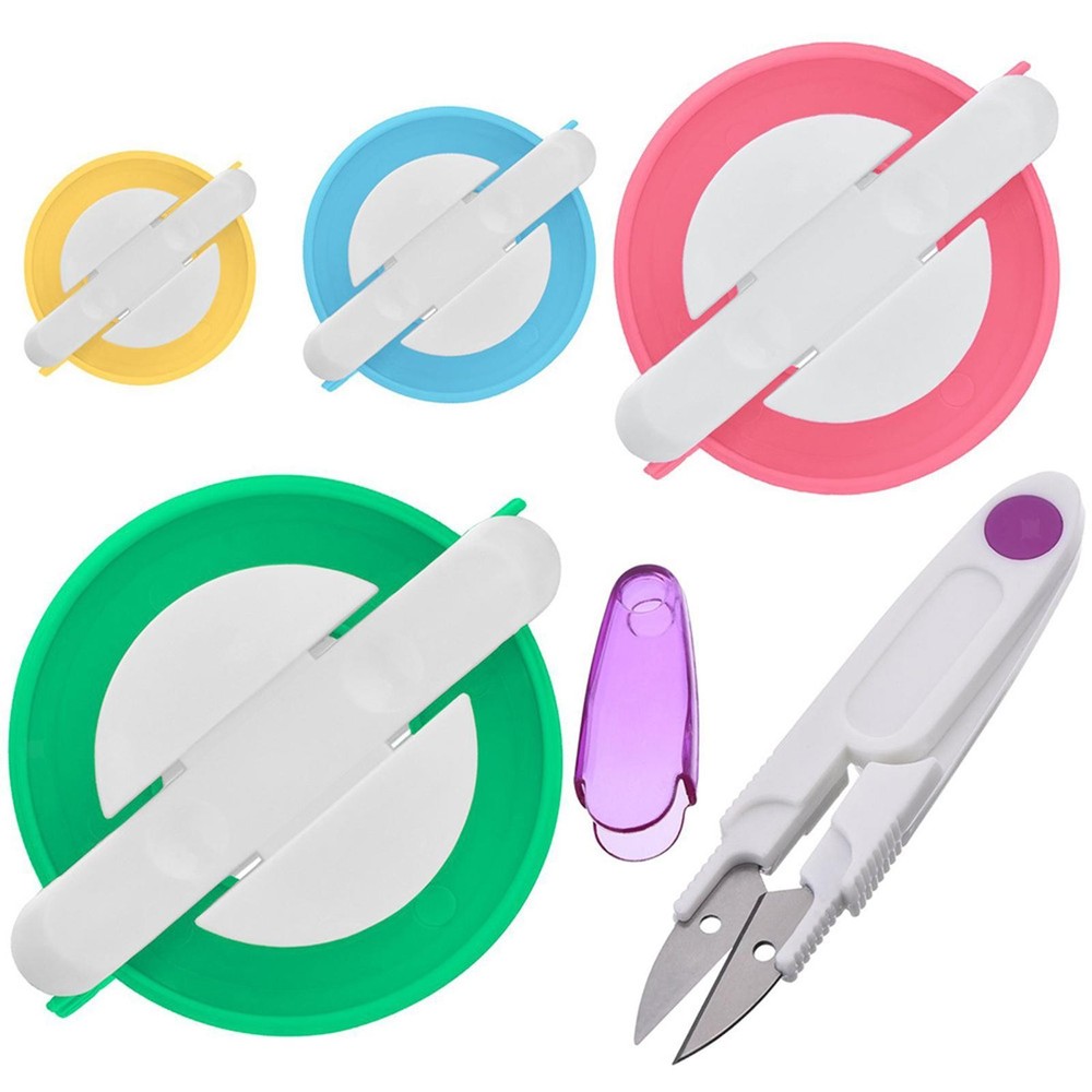 4 Sizes Maker Fluff Ball Tool Kit Wool