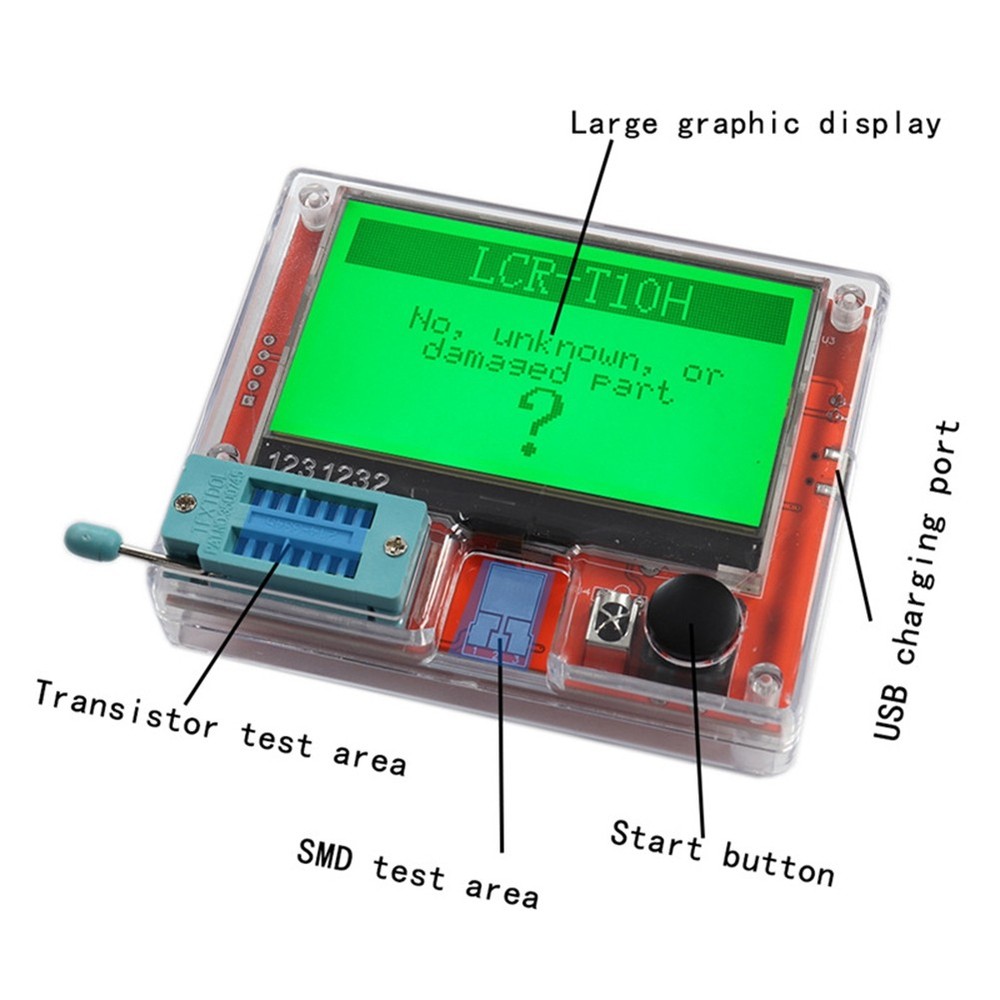 Multi-Meter Transistor Tester TFT Diode Triode Capacitance Meter NPN PNP5045
