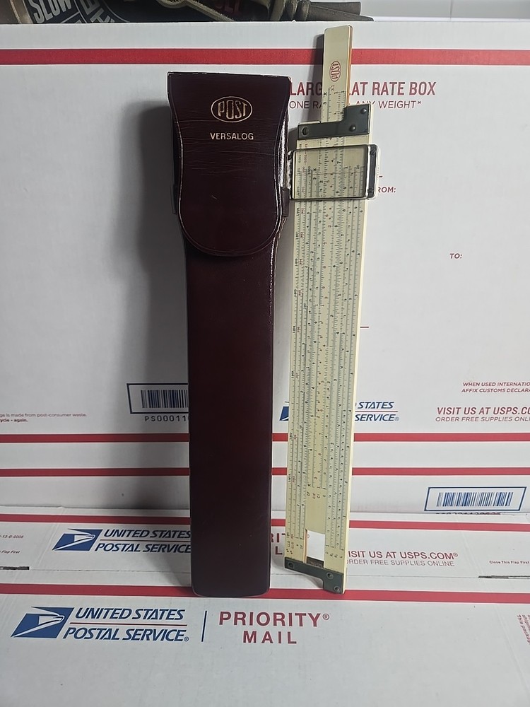 Post 1460 Versalog Slide Rule + Case
