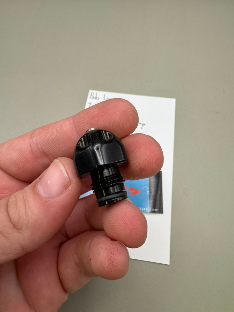 Bob Long Intimidator Adjustable Ram Cap-Gloss Black