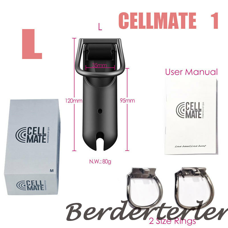 QIUI Bluetooth Male Chastity Device APP Remote Control Cage Ring Cellmate Lock