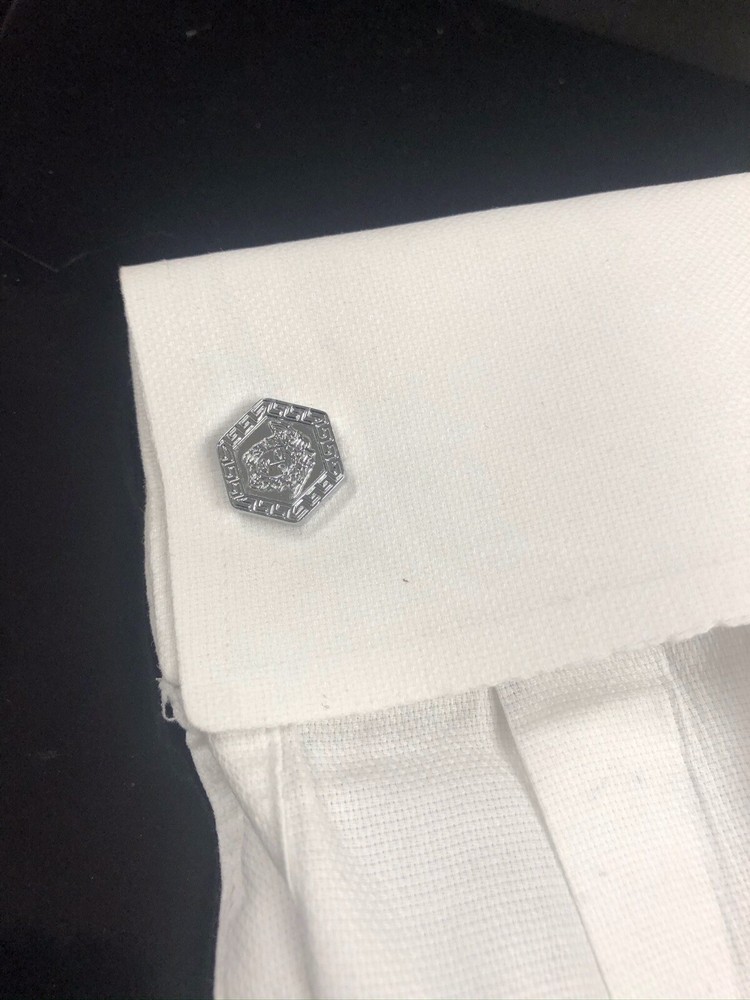 Hexagonal Cufflinks Used