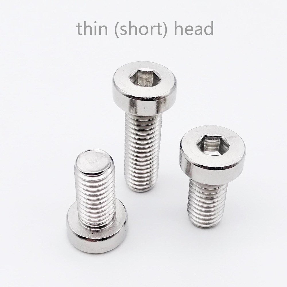 M2-M8 ss Allen Hex Hexagon Socket Ultra Thin Low Flat Wafer Cap Head Screw Bolt