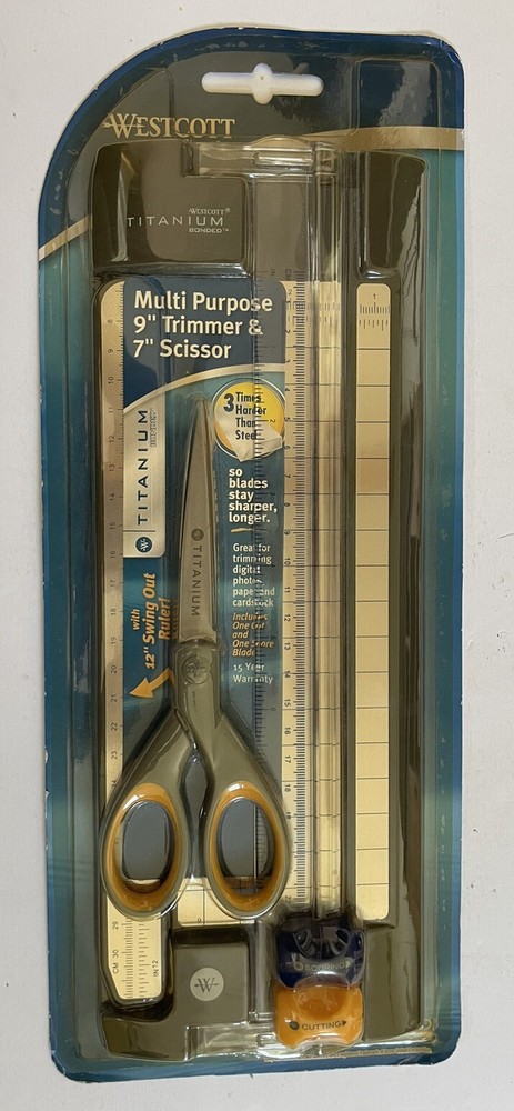 WESTCOTT MULTIPURPOSE 9" TRIMMER & 7" Scissor New