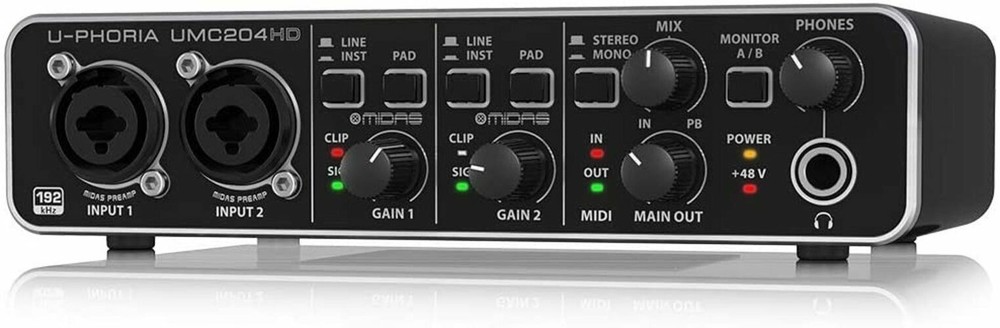 Behringer UMC204HD U-phoria USB Audio Interface
