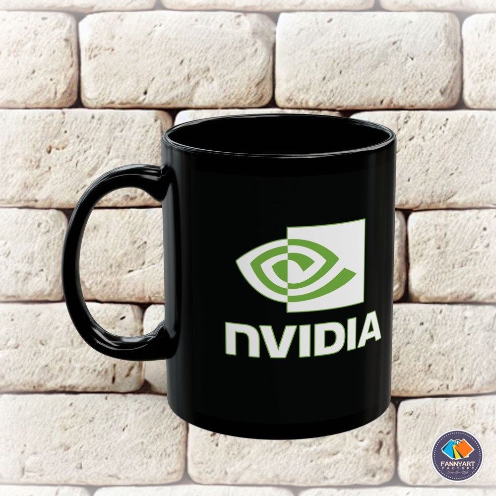 Nvidia Logo Premium Black Coffee Mug