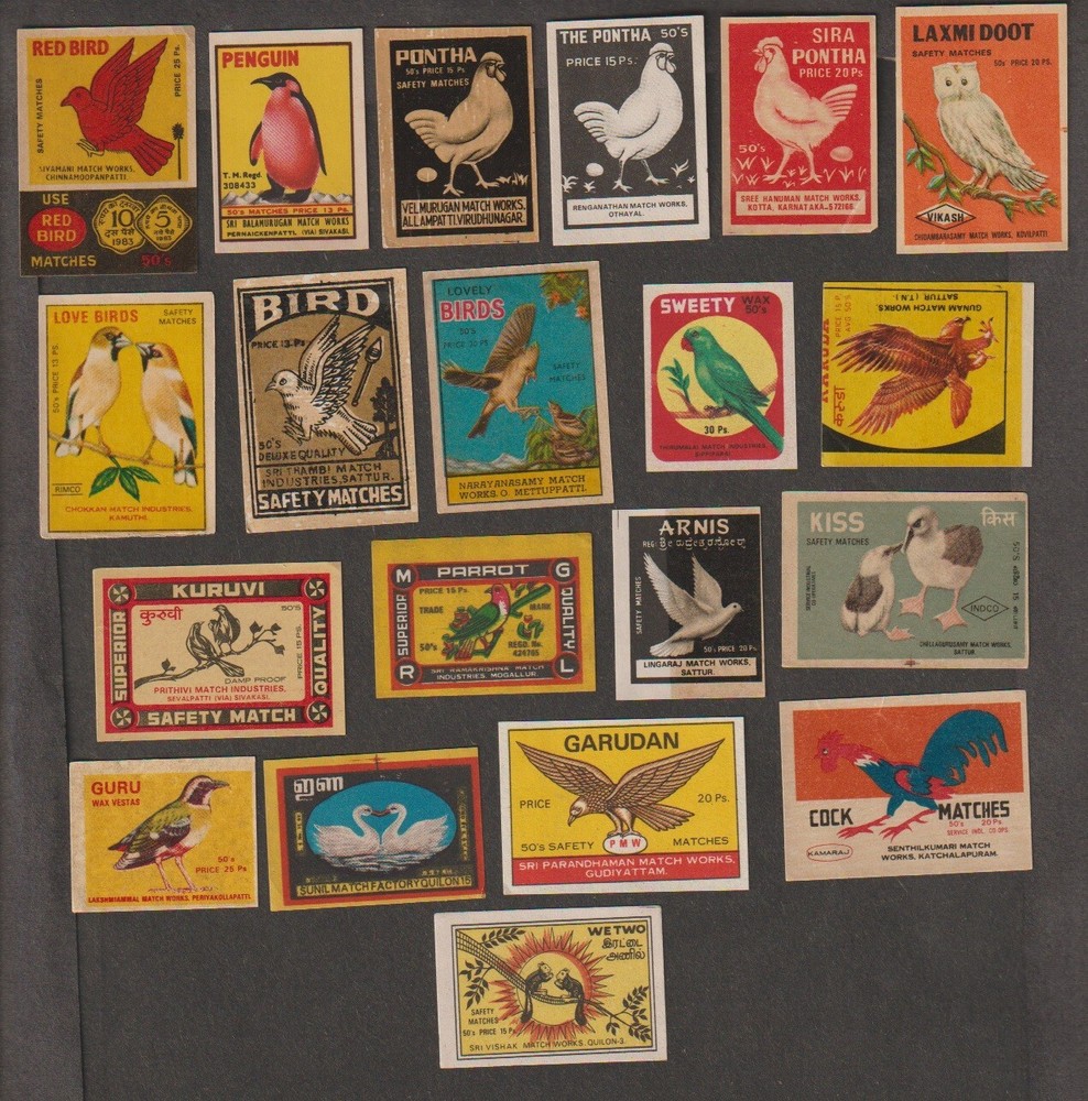 MATCHBOX LABELS. X20