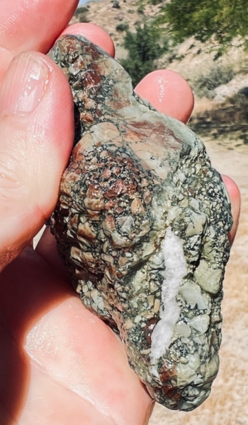 Rough Untreated Mojave Green Jasper Nodule 7.8oz