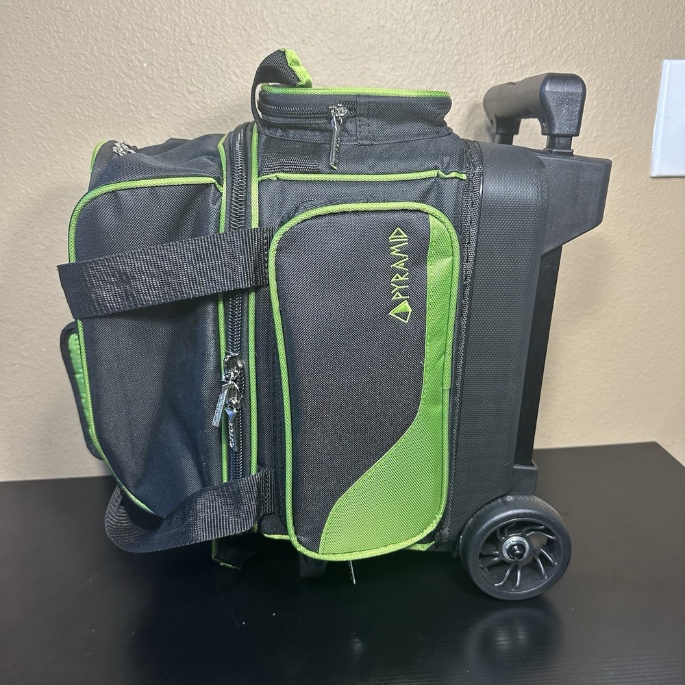Pyramid Prime Roller Bowling Bag w/ Large Compartment Multi Pocket