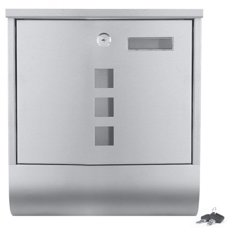 GoDecor Stainless Steel Locking Mailbox