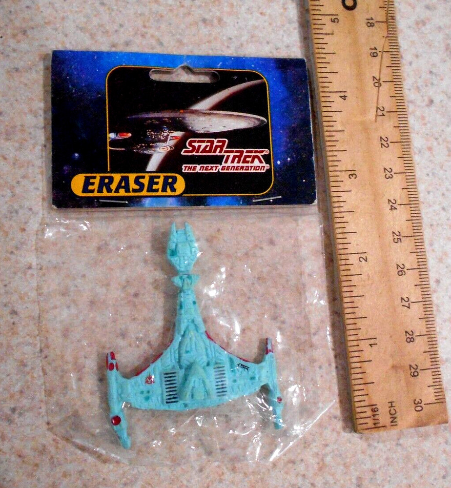 Star Trek The Next Generation Eraser 1994 Klingon Ship Noteworthy OOP