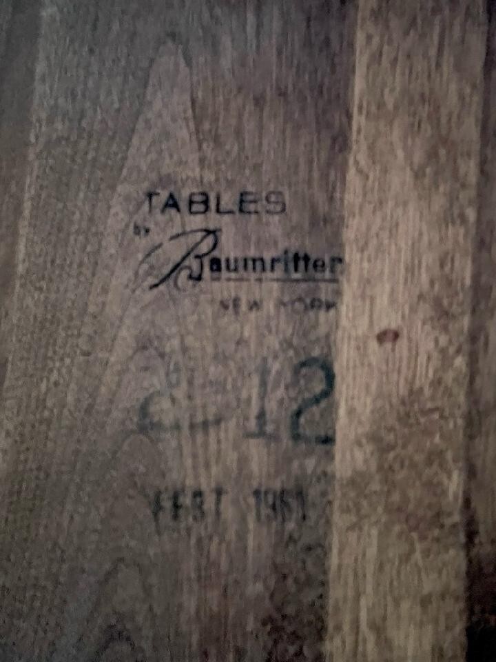 Vintage Baumritter End Tables