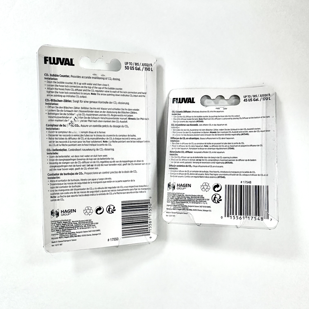 Fluval CO2 Ceramic Diffuser & Bubble Counter